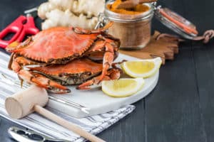 Dungeness Crab Festival, photo of a fresh seafood feast